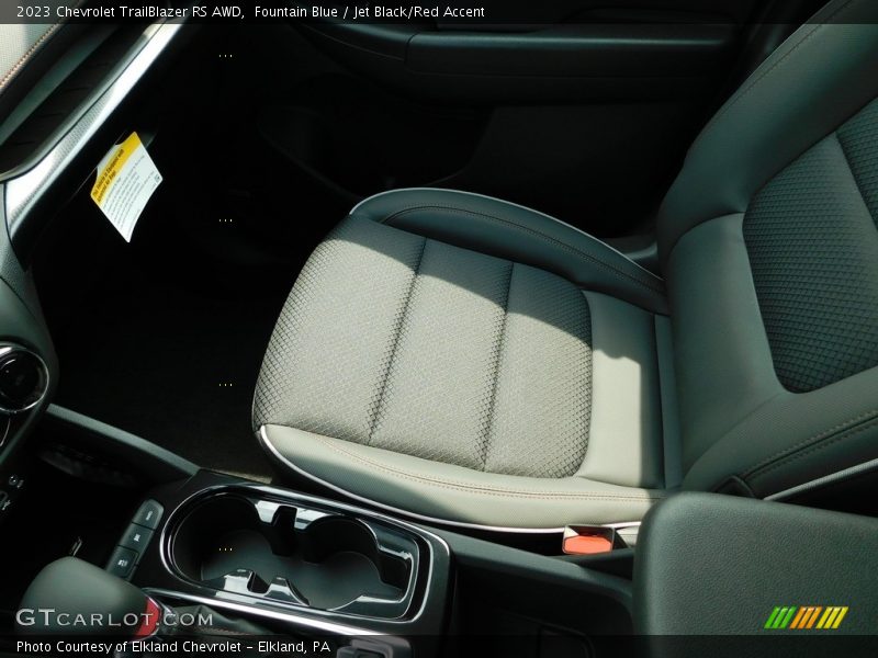 Fountain Blue / Jet Black/Red Accent 2023 Chevrolet TrailBlazer RS AWD