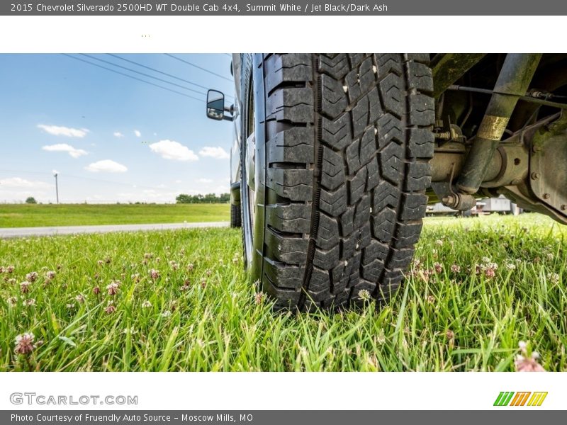 Summit White / Jet Black/Dark Ash 2015 Chevrolet Silverado 2500HD WT Double Cab 4x4