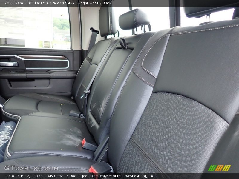 Rear Seat of 2023 2500 Laramie Crew Cab 4x4