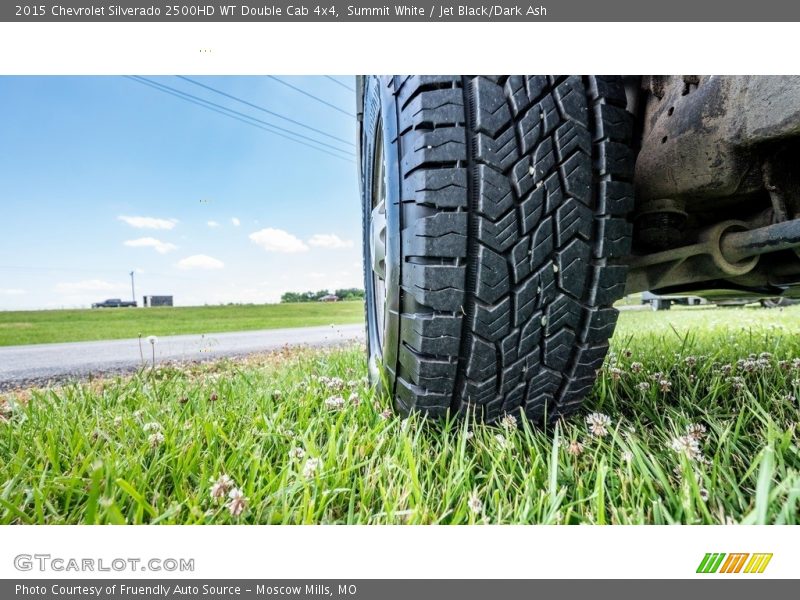 Summit White / Jet Black/Dark Ash 2015 Chevrolet Silverado 2500HD WT Double Cab 4x4
