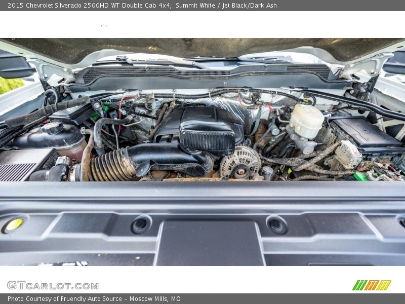 Summit White / Jet Black/Dark Ash 2015 Chevrolet Silverado 2500HD WT Double Cab 4x4