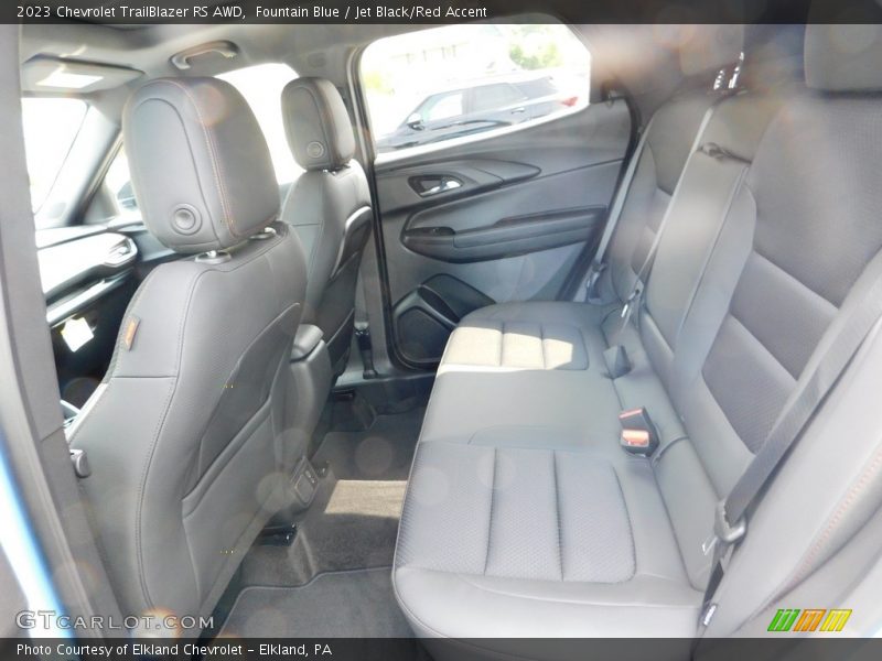 Rear Seat of 2023 TrailBlazer RS AWD