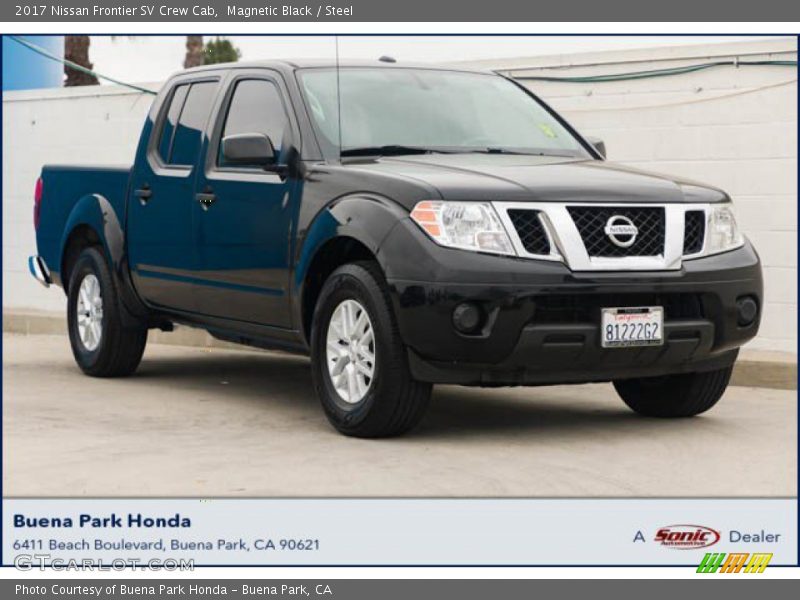 Magnetic Black / Steel 2017 Nissan Frontier SV Crew Cab