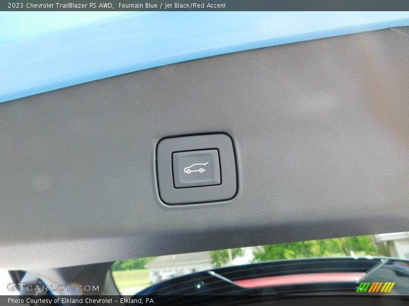 Fountain Blue / Jet Black/Red Accent 2023 Chevrolet TrailBlazer RS AWD
