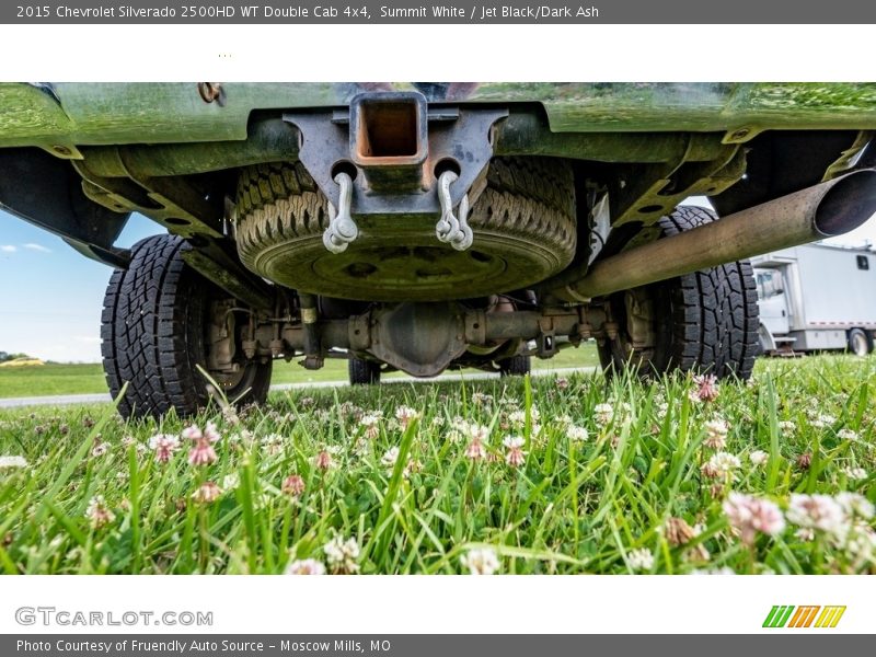 Summit White / Jet Black/Dark Ash 2015 Chevrolet Silverado 2500HD WT Double Cab 4x4