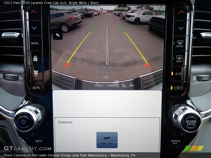 Bright White / Black 2023 Ram 2500 Laramie Crew Cab 4x4