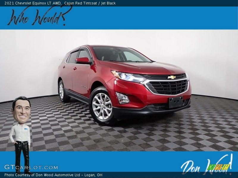 Cajun Red Tintcoat / Jet Black 2021 Chevrolet Equinox LT AWD