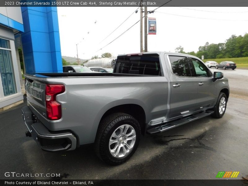 Sterling Gray Metallic / Jet Black 2023 Chevrolet Silverado 1500 LTZ Crew Cab 4x4