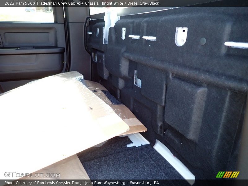 Bright White / Diesel Gray/Black 2023 Ram 5500 Tradesman Crew Cab 4x4 Chassis