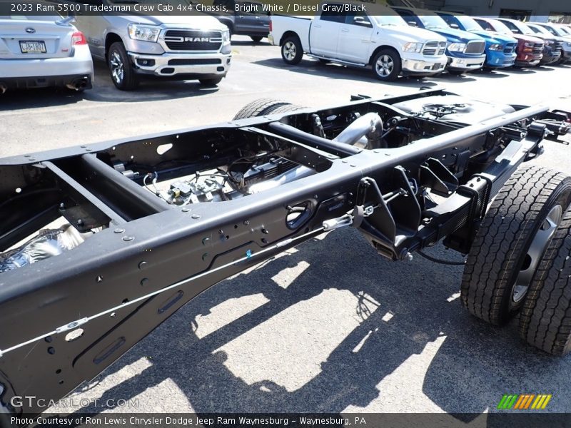 Bright White / Diesel Gray/Black 2023 Ram 5500 Tradesman Crew Cab 4x4 Chassis
