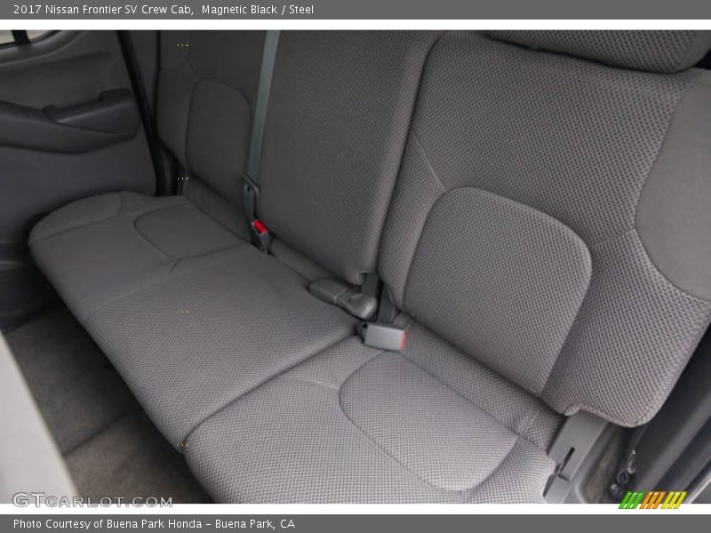 Rear Seat of 2017 Frontier SV Crew Cab