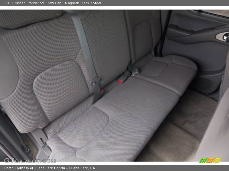 Rear Seat of 2017 Frontier SV Crew Cab