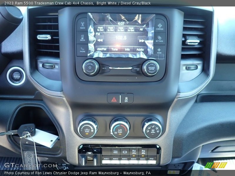 Controls of 2023 5500 Tradesman Crew Cab 4x4 Chassis