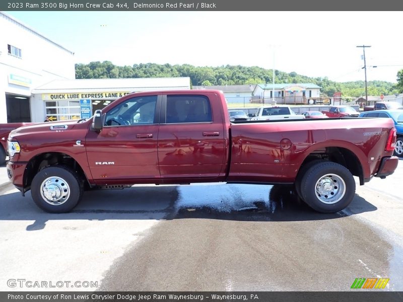 Delmonico Red Pearl / Black 2023 Ram 3500 Big Horn Crew Cab 4x4