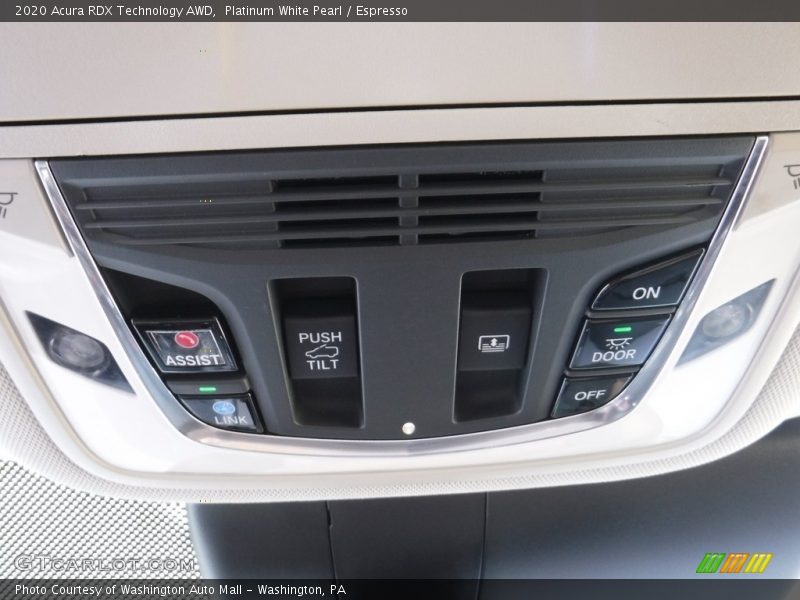 Platinum White Pearl / Espresso 2020 Acura RDX Technology AWD