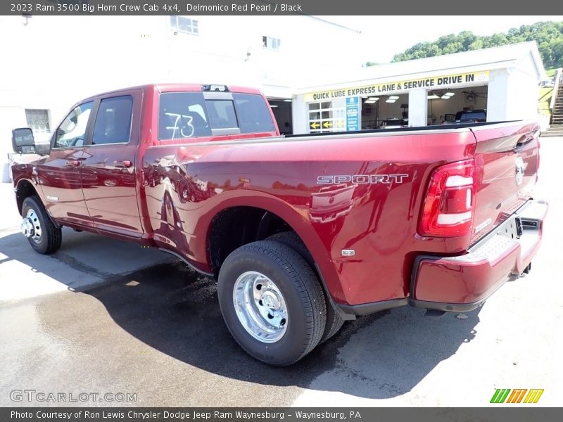 Delmonico Red Pearl / Black 2023 Ram 3500 Big Horn Crew Cab 4x4