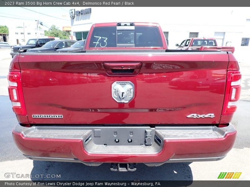 Delmonico Red Pearl / Black 2023 Ram 3500 Big Horn Crew Cab 4x4