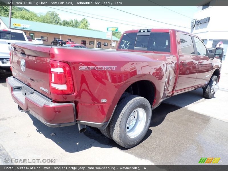 Delmonico Red Pearl / Black 2023 Ram 3500 Big Horn Crew Cab 4x4