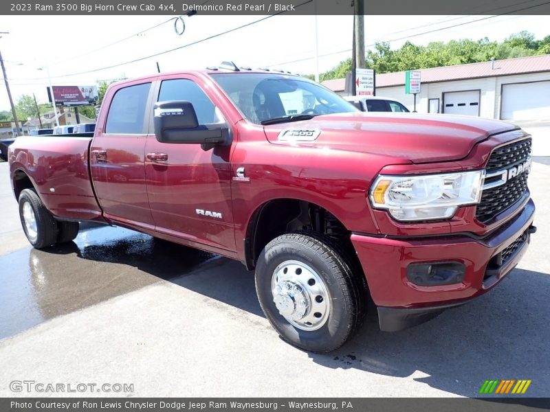 Delmonico Red Pearl / Black 2023 Ram 3500 Big Horn Crew Cab 4x4