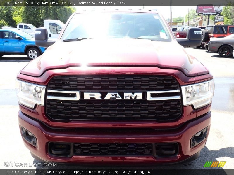 Delmonico Red Pearl / Black 2023 Ram 3500 Big Horn Crew Cab 4x4
