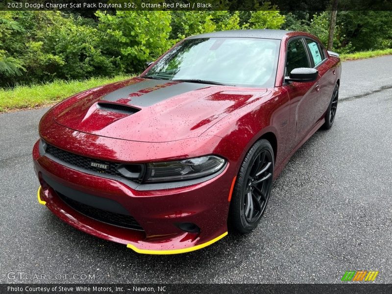 Octane Red Pearl / Black 2023 Dodge Charger Scat Pack Daytona 392