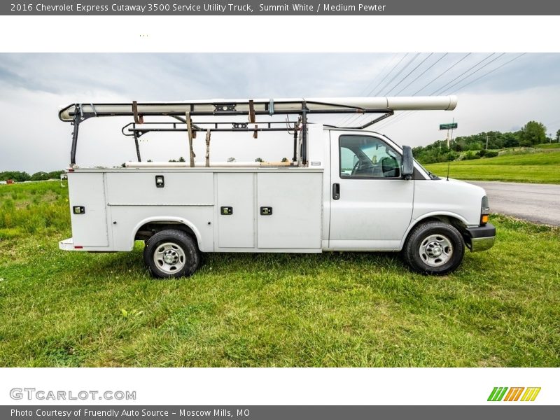 Summit White / Medium Pewter 2016 Chevrolet Express Cutaway 3500 Service Utility Truck