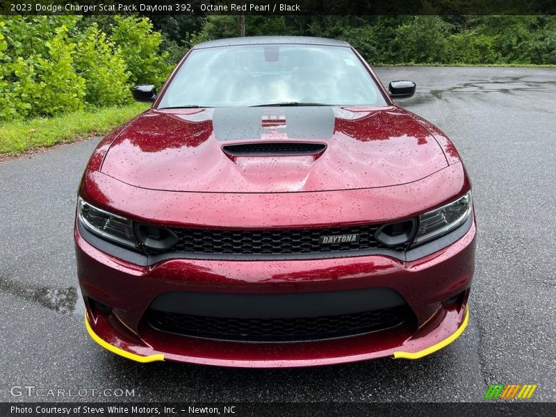 Octane Red Pearl / Black 2023 Dodge Charger Scat Pack Daytona 392