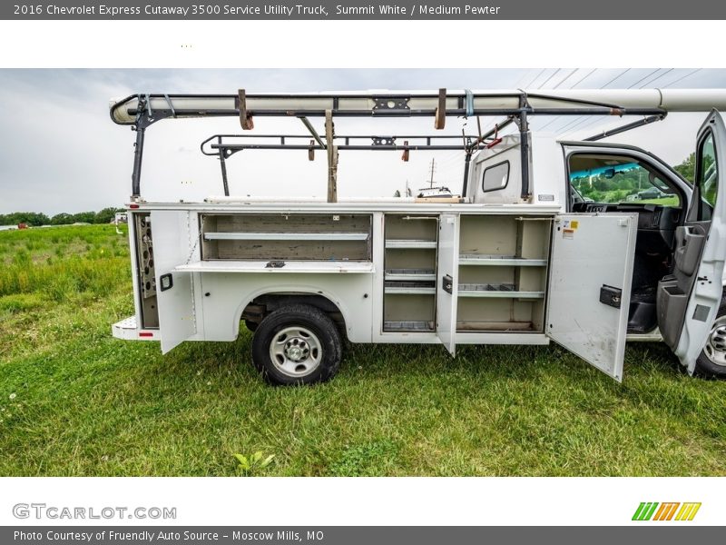 Summit White / Medium Pewter 2016 Chevrolet Express Cutaway 3500 Service Utility Truck
