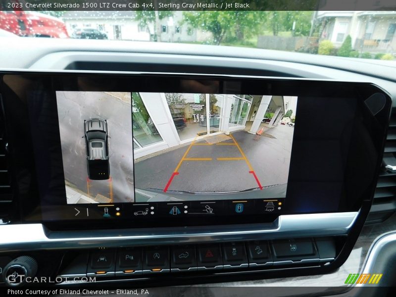 Sterling Gray Metallic / Jet Black 2023 Chevrolet Silverado 1500 LTZ Crew Cab 4x4