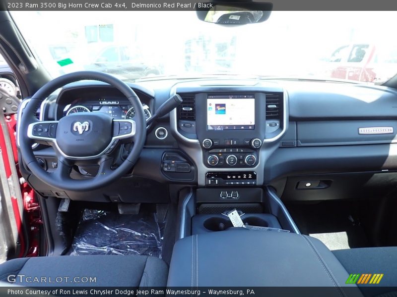 Delmonico Red Pearl / Black 2023 Ram 3500 Big Horn Crew Cab 4x4