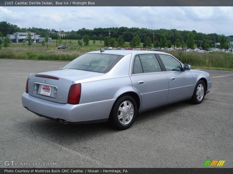 Blue Ice / Midnight Blue 2005 Cadillac DeVille Sedan