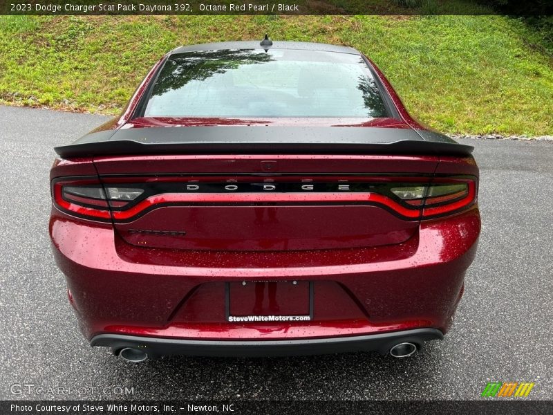 Octane Red Pearl / Black 2023 Dodge Charger Scat Pack Daytona 392