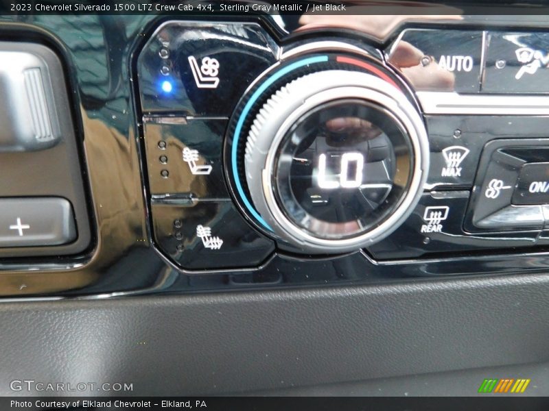 Sterling Gray Metallic / Jet Black 2023 Chevrolet Silverado 1500 LTZ Crew Cab 4x4