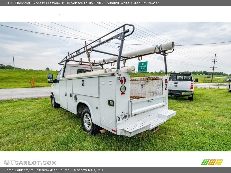Summit White / Medium Pewter 2016 Chevrolet Express Cutaway 3500 Service Utility Truck