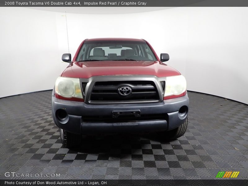 Impulse Red Pearl / Graphite Gray 2008 Toyota Tacoma V6 Double Cab 4x4