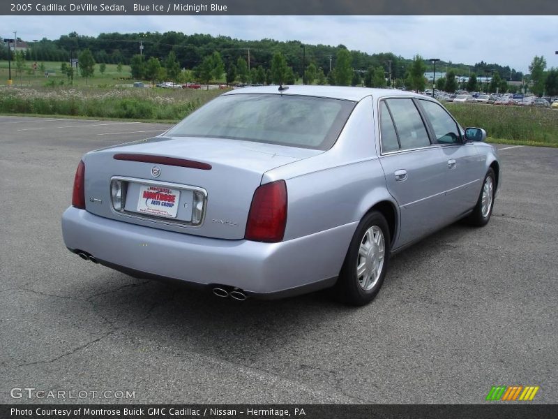 Blue Ice / Midnight Blue 2005 Cadillac DeVille Sedan