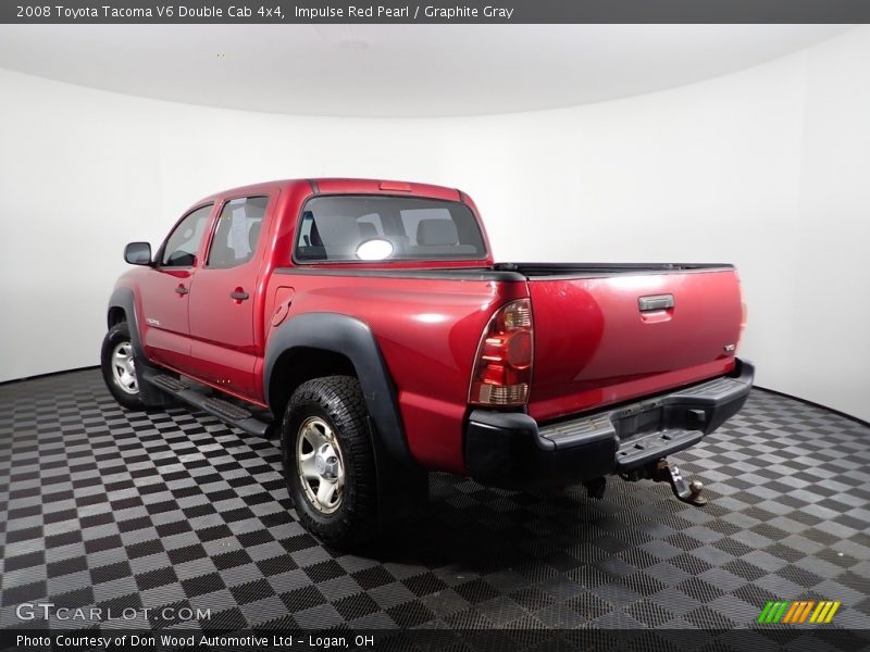 Impulse Red Pearl / Graphite Gray 2008 Toyota Tacoma V6 Double Cab 4x4