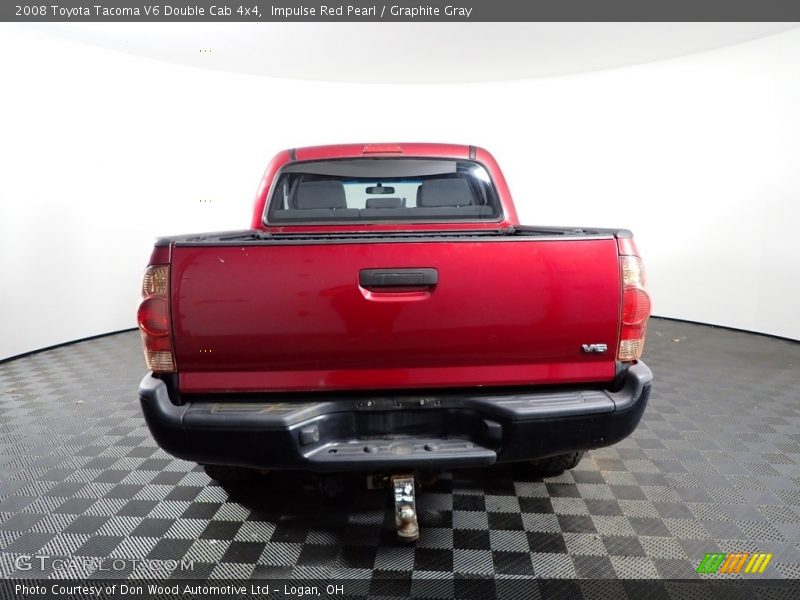 Impulse Red Pearl / Graphite Gray 2008 Toyota Tacoma V6 Double Cab 4x4