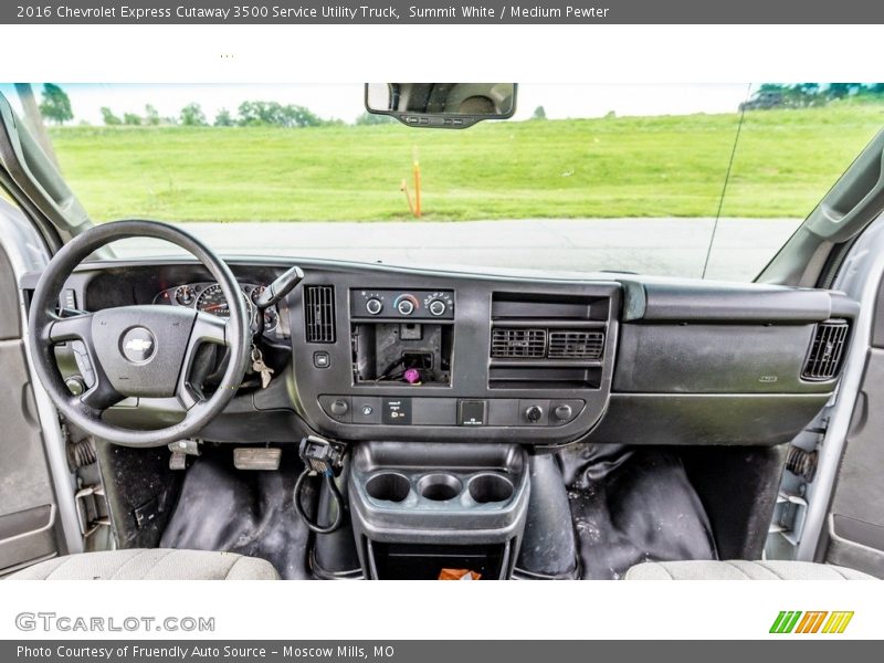 Summit White / Medium Pewter 2016 Chevrolet Express Cutaway 3500 Service Utility Truck