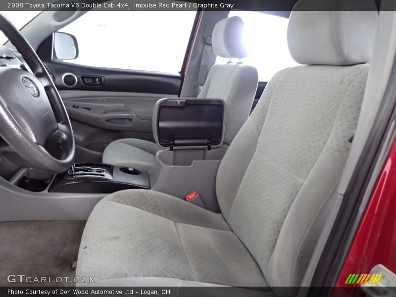 Impulse Red Pearl / Graphite Gray 2008 Toyota Tacoma V6 Double Cab 4x4