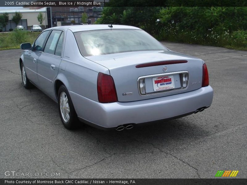 Blue Ice / Midnight Blue 2005 Cadillac DeVille Sedan