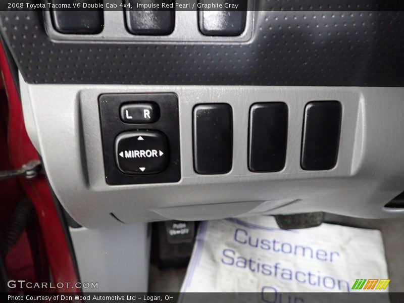 Impulse Red Pearl / Graphite Gray 2008 Toyota Tacoma V6 Double Cab 4x4