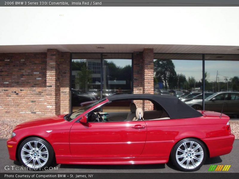 Imola Red / Sand 2006 BMW 3 Series 330i Convertible