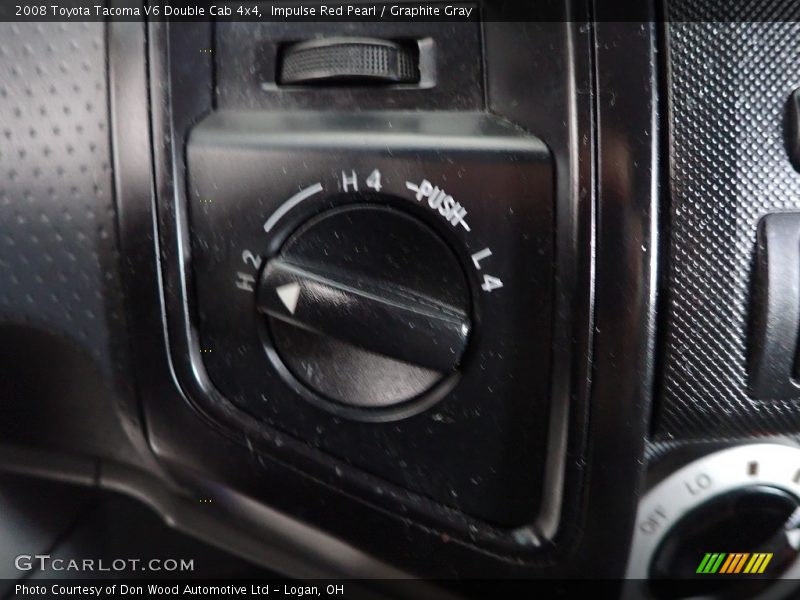 Impulse Red Pearl / Graphite Gray 2008 Toyota Tacoma V6 Double Cab 4x4