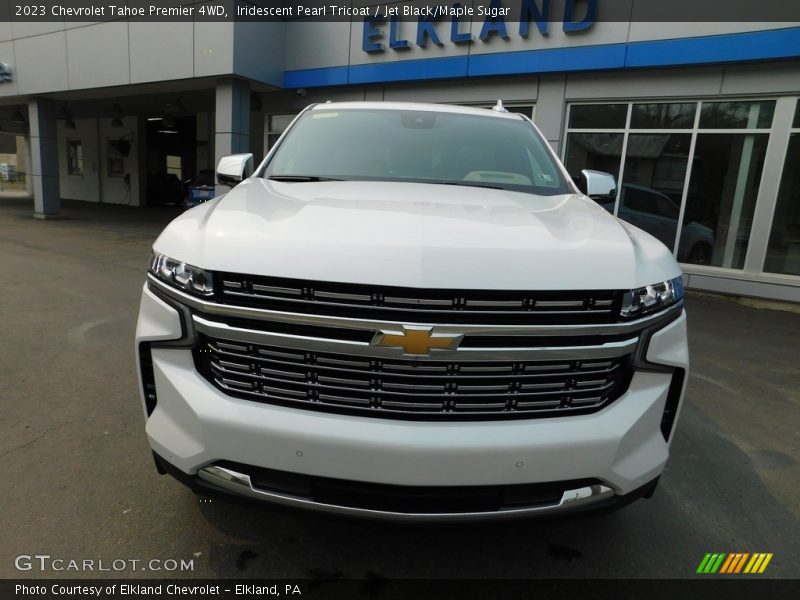 Iridescent Pearl Tricoat / Jet Black/Maple Sugar 2023 Chevrolet Tahoe Premier 4WD
