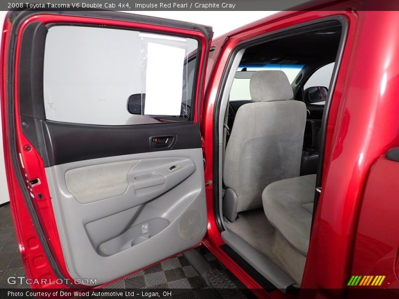 Impulse Red Pearl / Graphite Gray 2008 Toyota Tacoma V6 Double Cab 4x4
