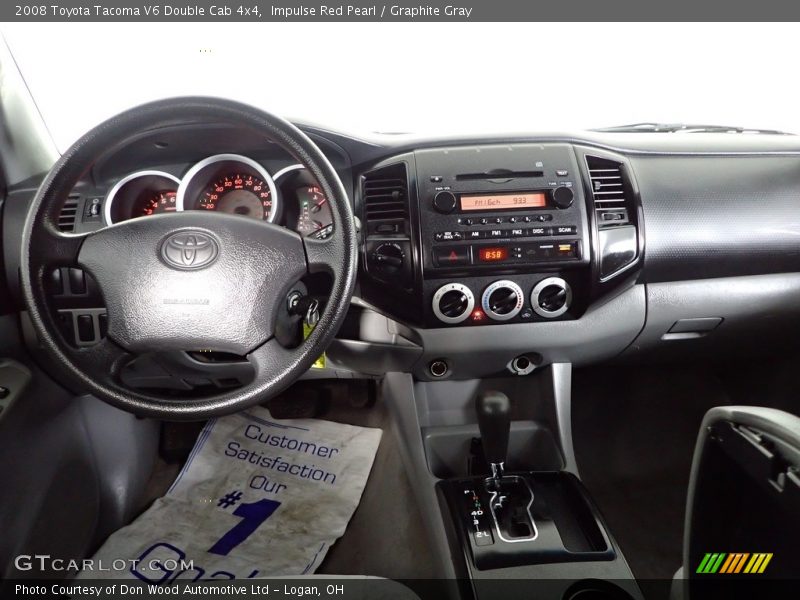 Impulse Red Pearl / Graphite Gray 2008 Toyota Tacoma V6 Double Cab 4x4