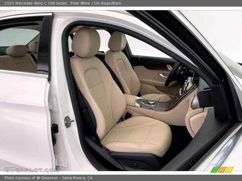 Polar White / Silk Beige/Black 2020 Mercedes-Benz C 300 Sedan