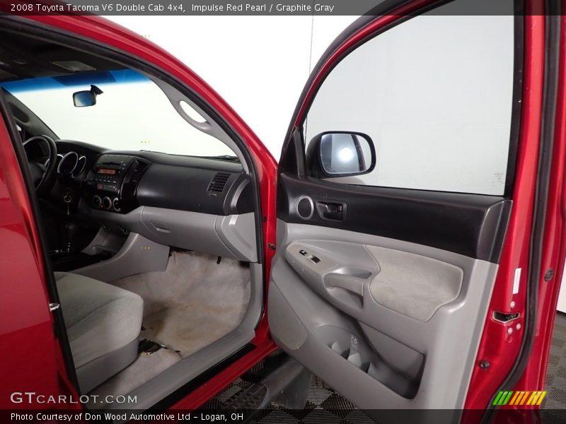 Impulse Red Pearl / Graphite Gray 2008 Toyota Tacoma V6 Double Cab 4x4