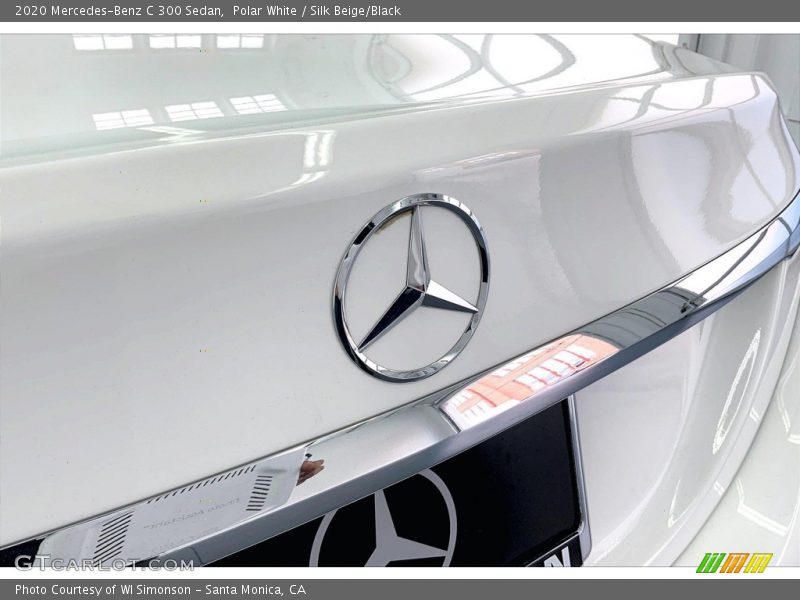 Polar White / Silk Beige/Black 2020 Mercedes-Benz C 300 Sedan